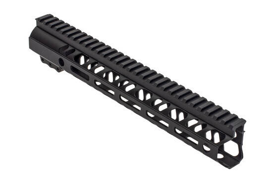 2A Armament Builders Series M-LOK AR 15 handguard with black anodized finish and 12in length